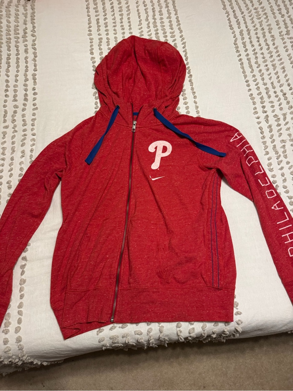 Nike Red Philadelphia Phillies Full-Zip Hoodie